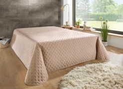 Tagesdecke mit Steppung und Bandeinfassung