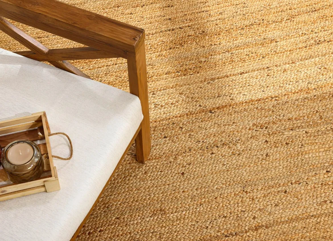 Teppiche und Brücken aus Jute