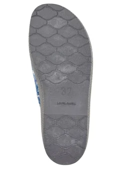 Textil-Pantoffel mit schöner Stickerei