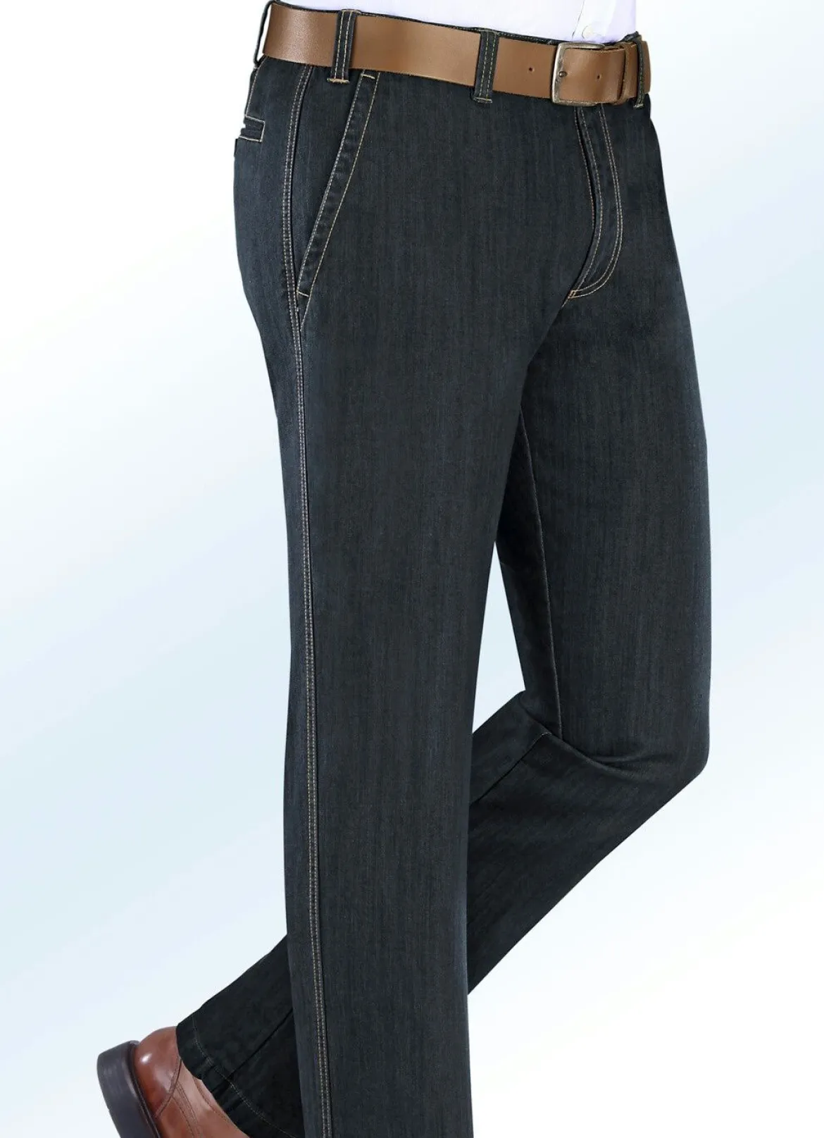 Thermojeans mit Dehnbund in 5 Farben