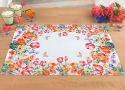 Tisch- und Raumdekoration mit Blumenwiesen-Motiv