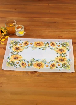 Tisch- und Raumdekoration mit Sonnenblumen-Motiv