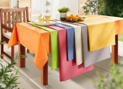 Tischdecke oder Sitzkissen für den Innen- und Außenbereich mit Fleckschutz-Ausrüstung