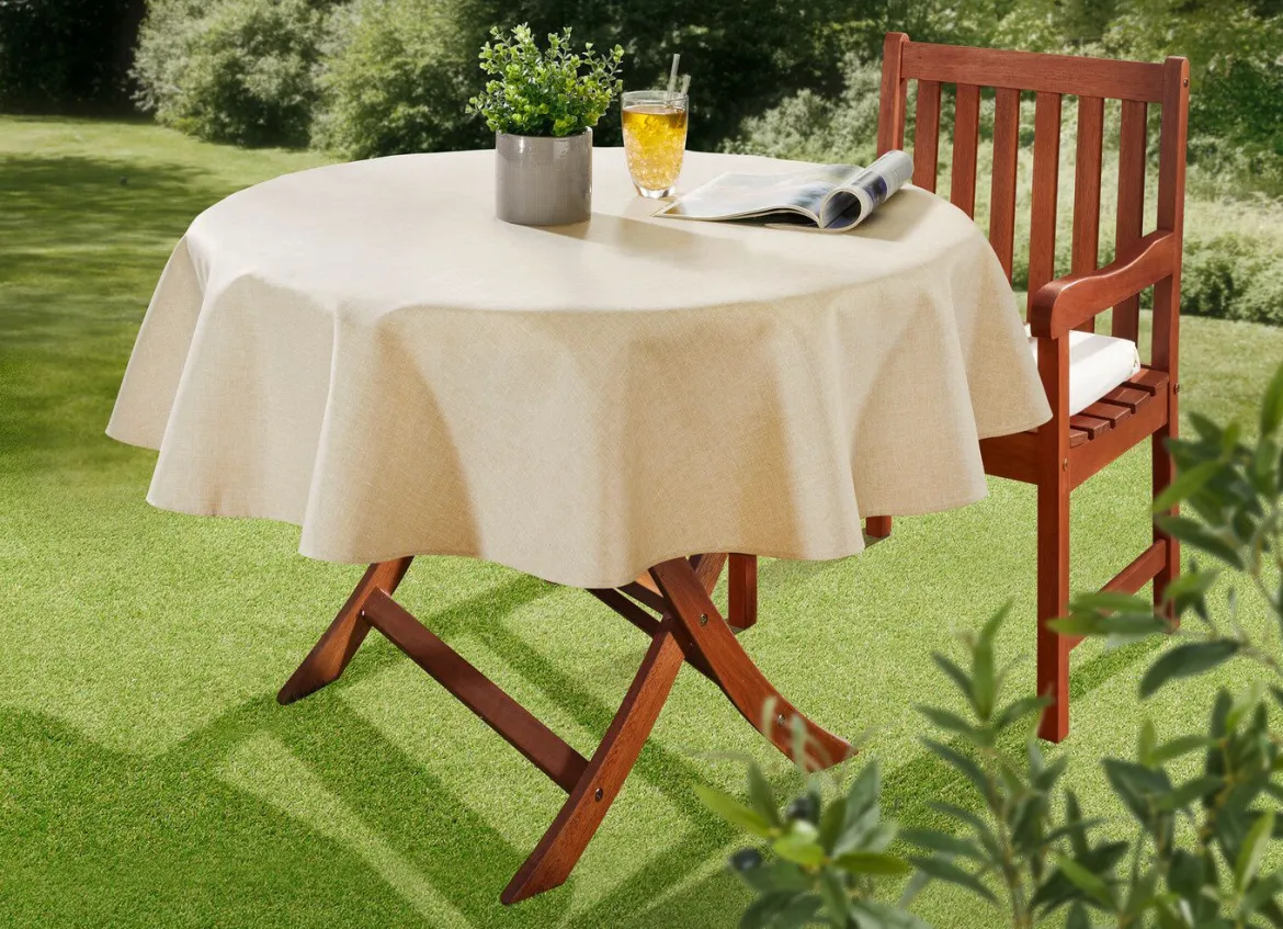 Tischdecke oder Sitzkissen für den Innen- und Außenbereich mit Fleckschutz-Ausrüstung