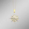 Toller Stern-Anhänger mit Brillanten und Diamanten