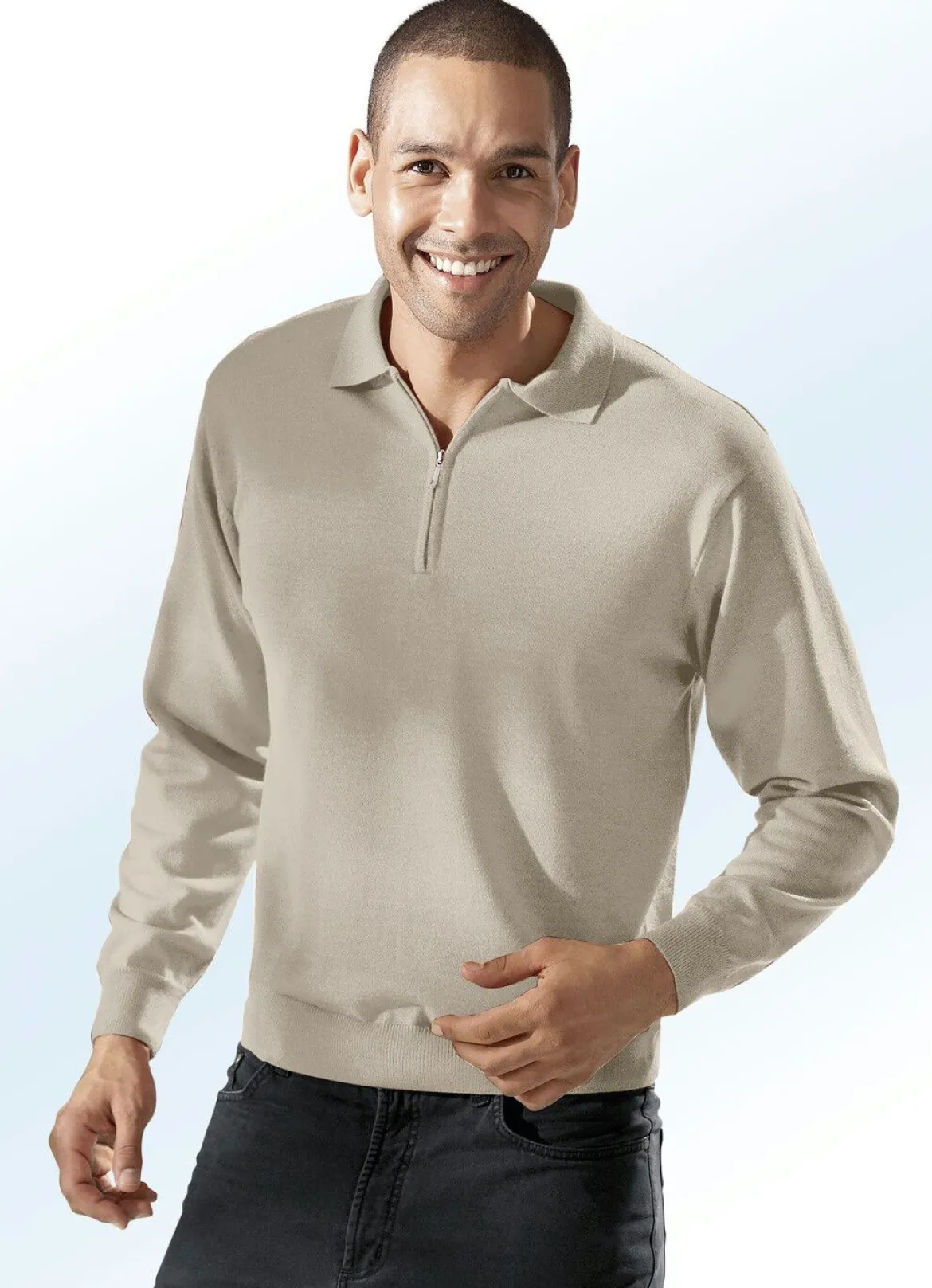 Tragangenehmer Polopullover in 4 Farben