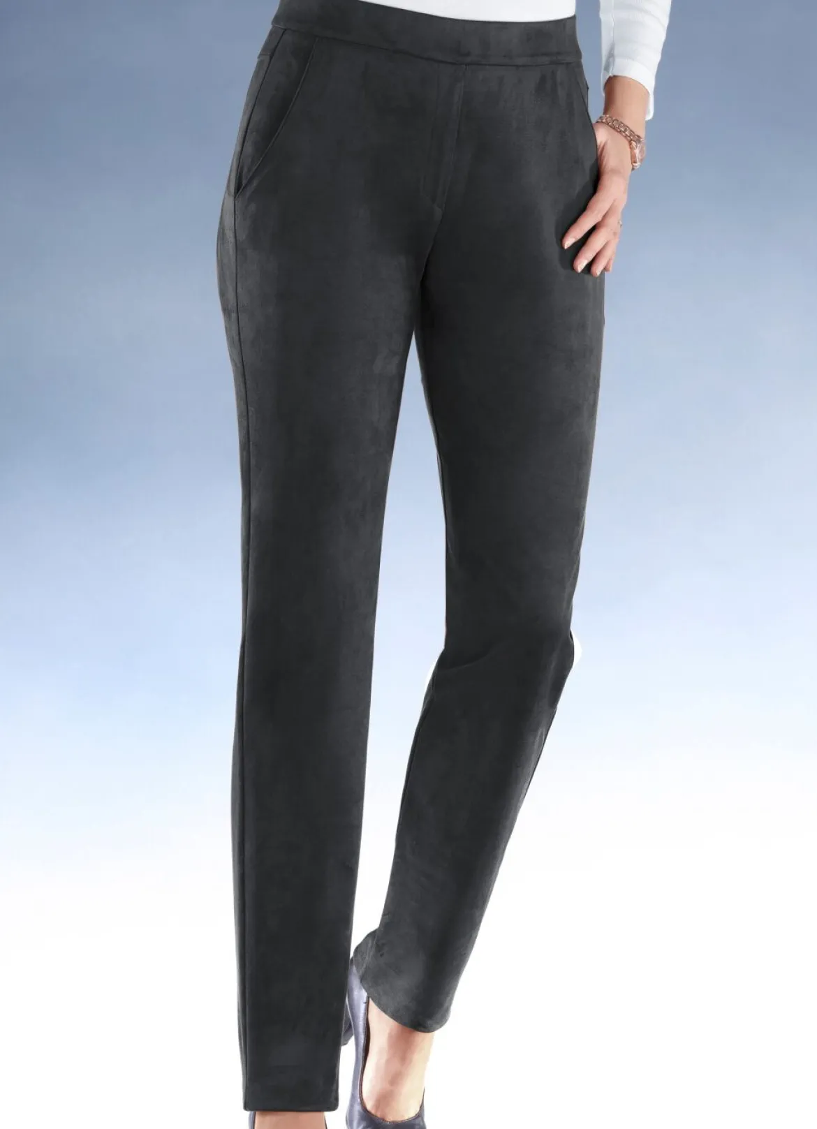 Trendige, samtweiche Hose