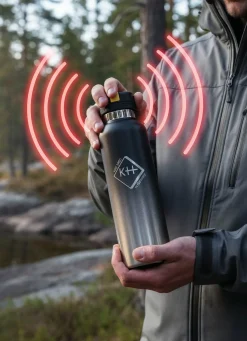 Trinkflasche mit Alarm