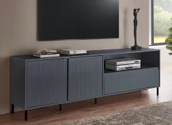 TV-Longboard mit aufwendiger Rillenfront