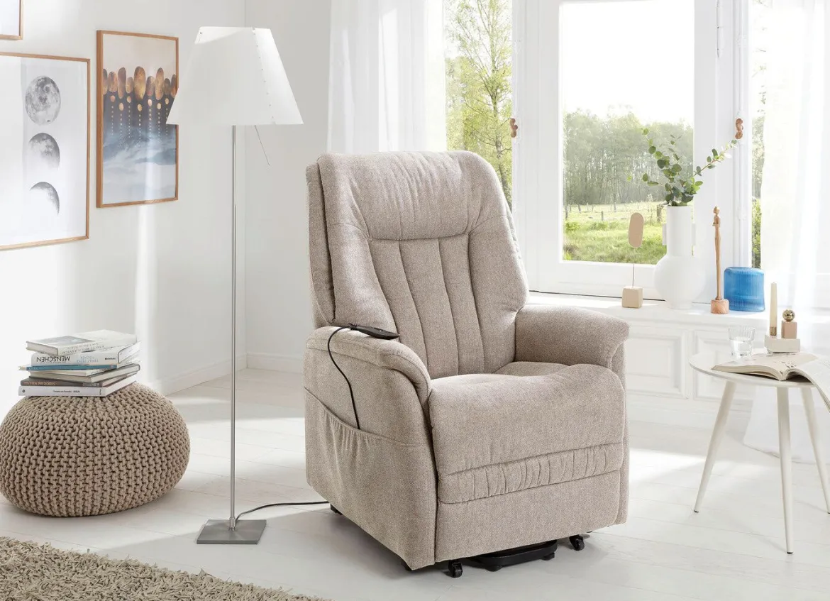 TV-Sessel mit Motor und Aufstehhilfe
