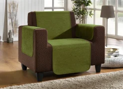 Unempfindliche Sessel-,Couch- und Armlehnenschoner aus Chenille