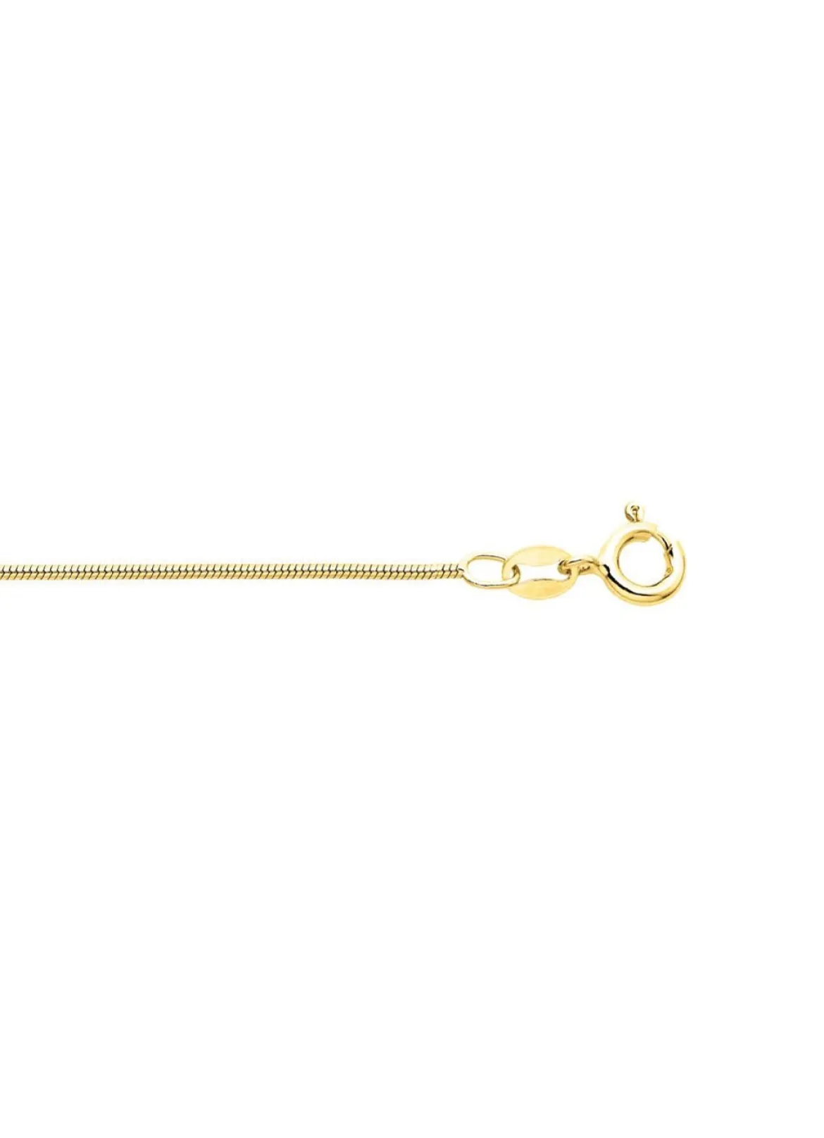 Vergoldete Schlangenkette aus Silber