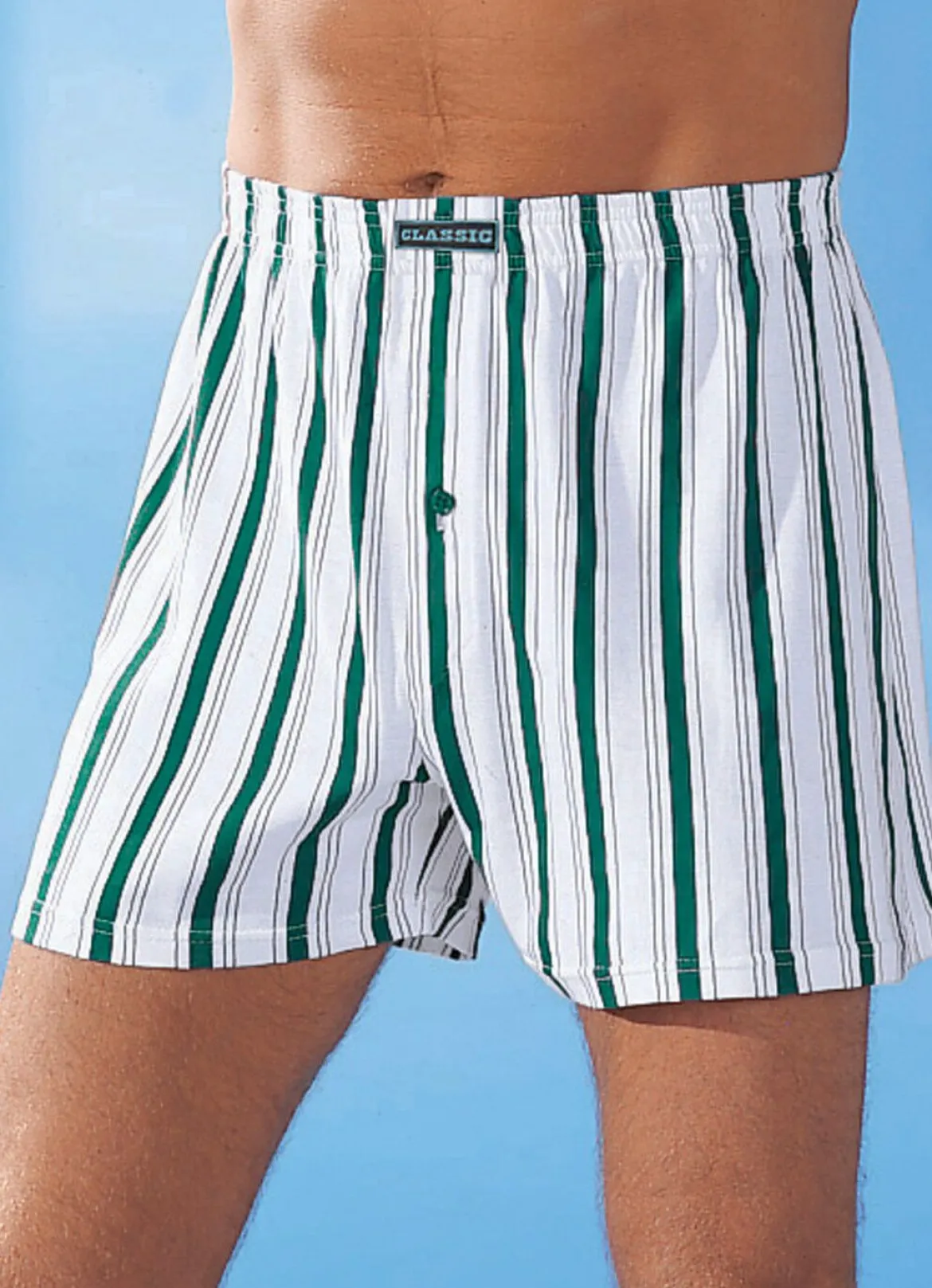 Viererpack Boxershorts, bunt gestreift