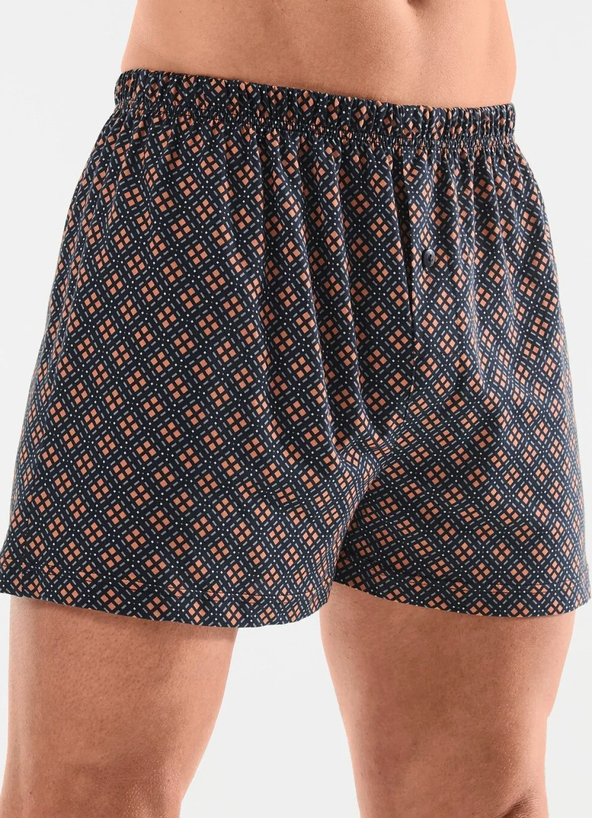Viererpack Boxershorts mit knöpfbarem Eingriff