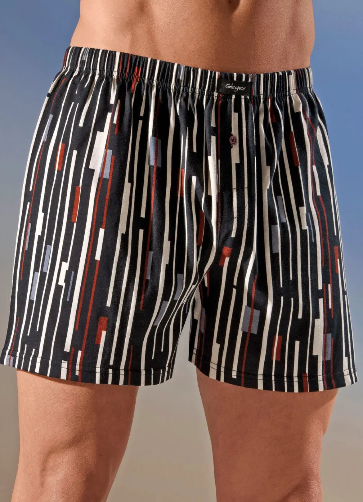 Viererpack Boxershorts mit Streifendessin