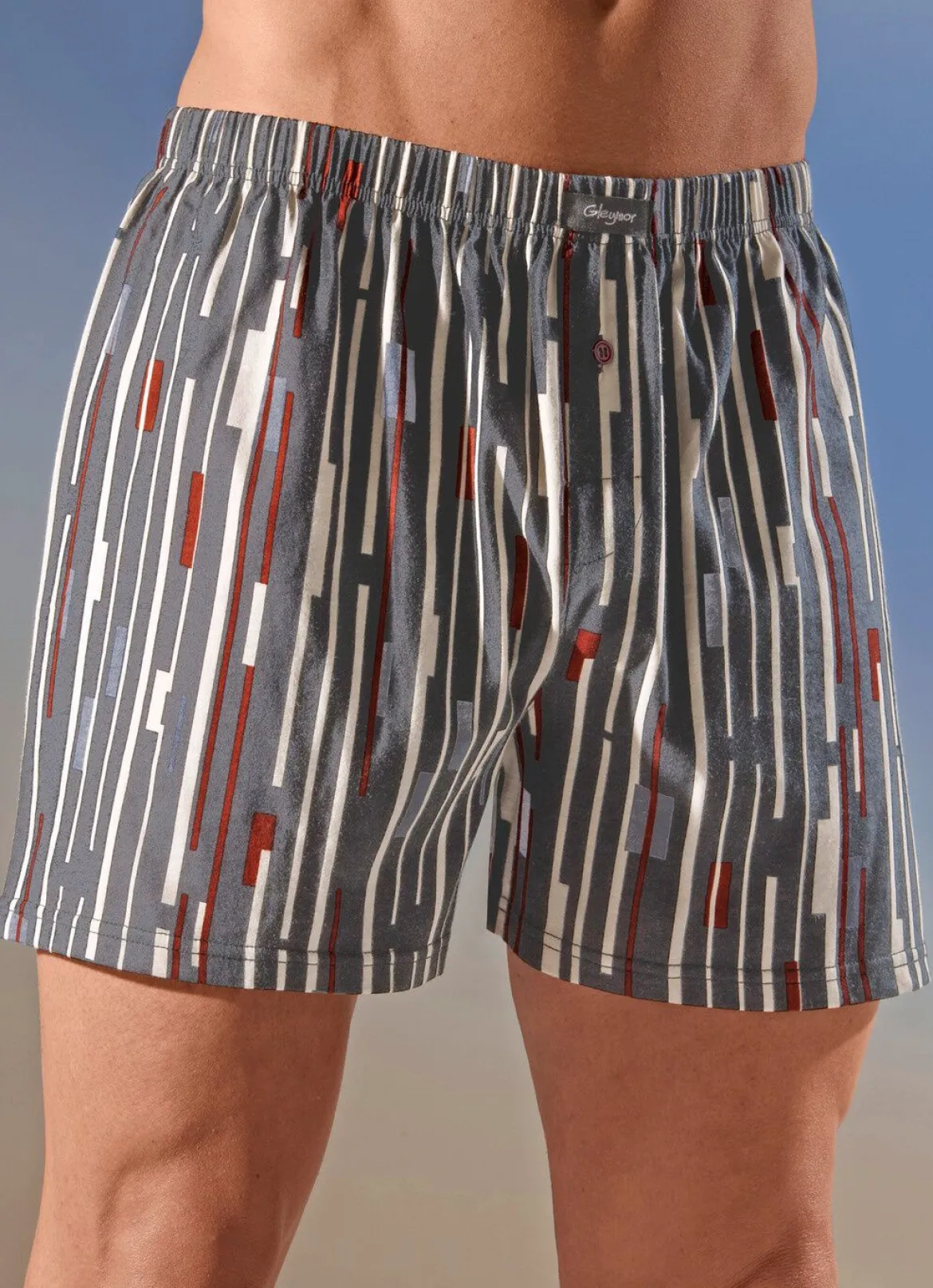 Viererpack Boxershorts mit Streifendessin