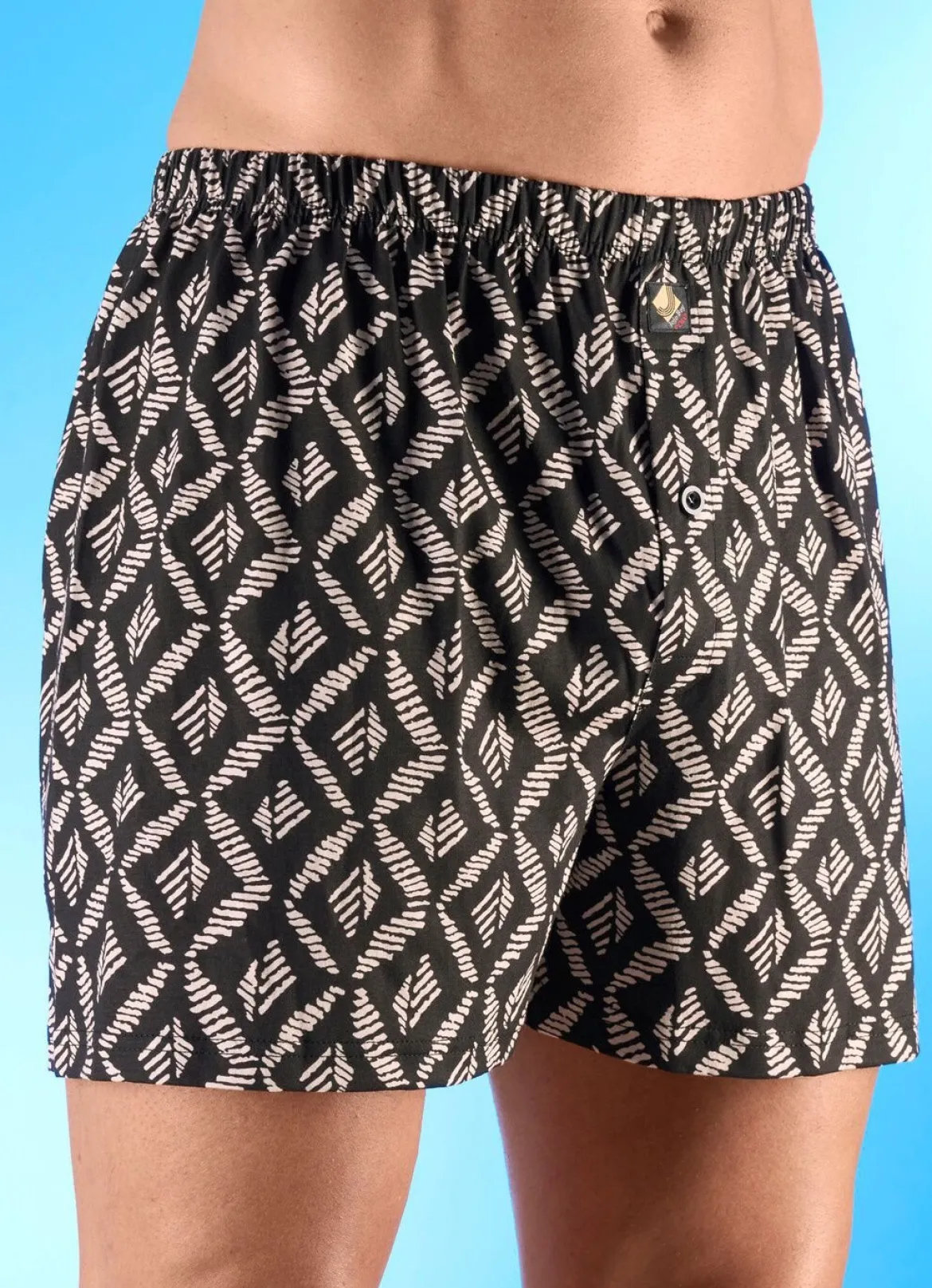 Viererpack Boxershorts mit knöpfbarem Eingriff