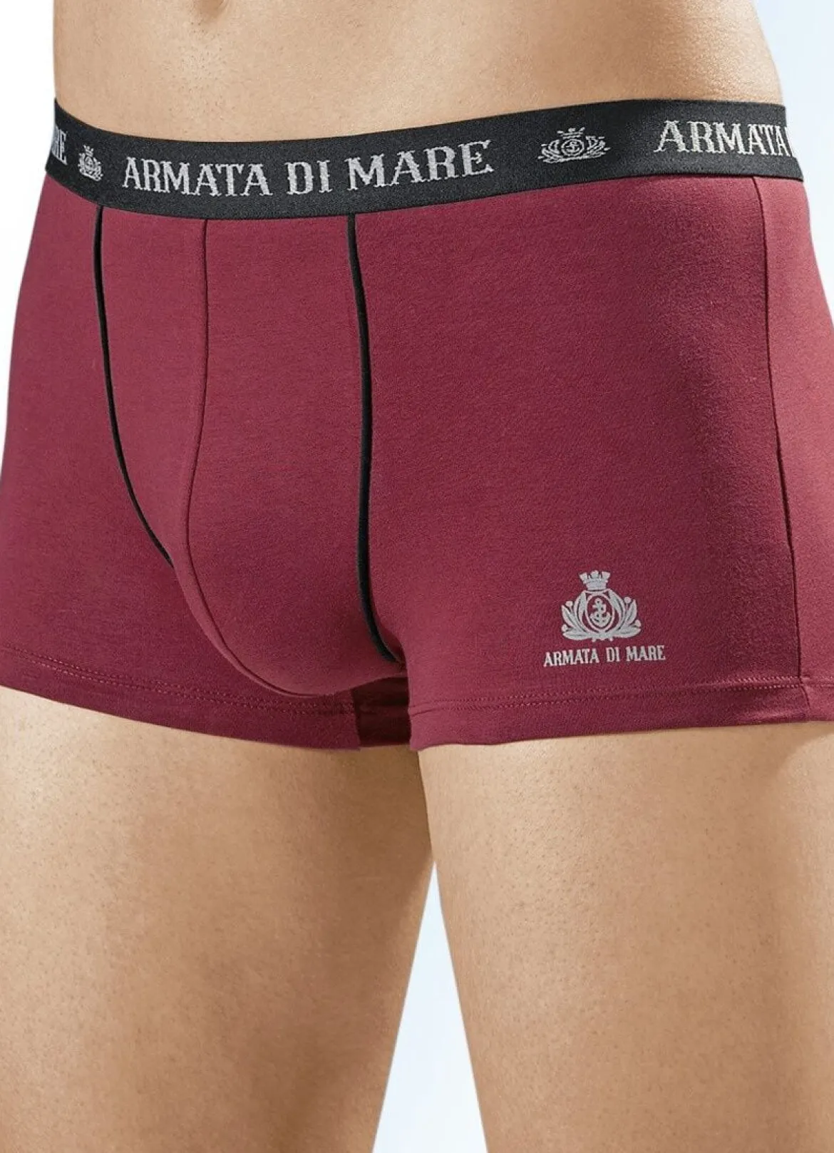 Viererpack Pants aus Feinjersey, mit Elastikbund