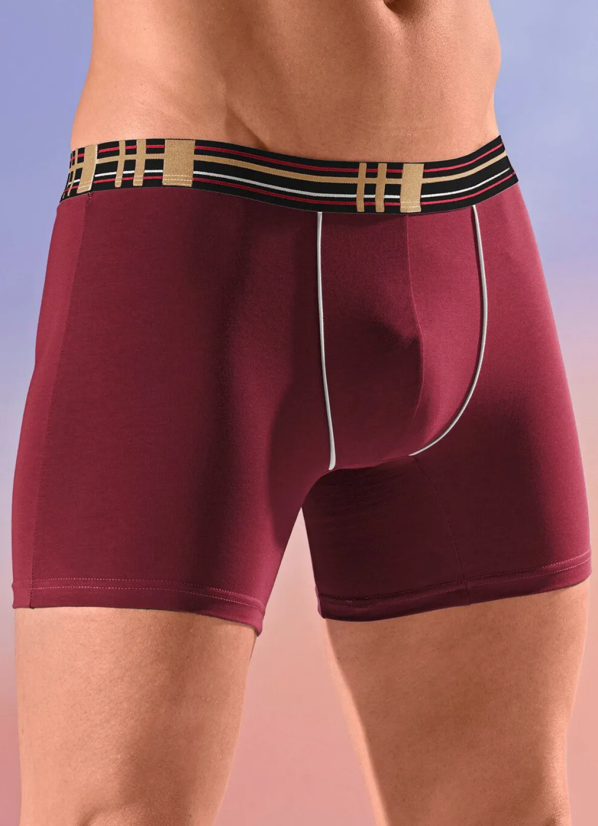 Viererpack Pants mit Elastikbund