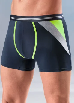 Viererpack Pants mit farbigen Einsätzen