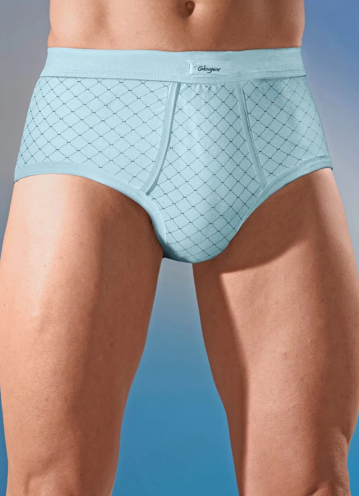 Viererpack Slips aus Feinjersey, mit Eingriff