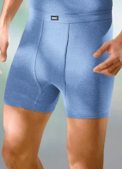 Viererpack Unterhosen aus Feinripp mit Eingriff