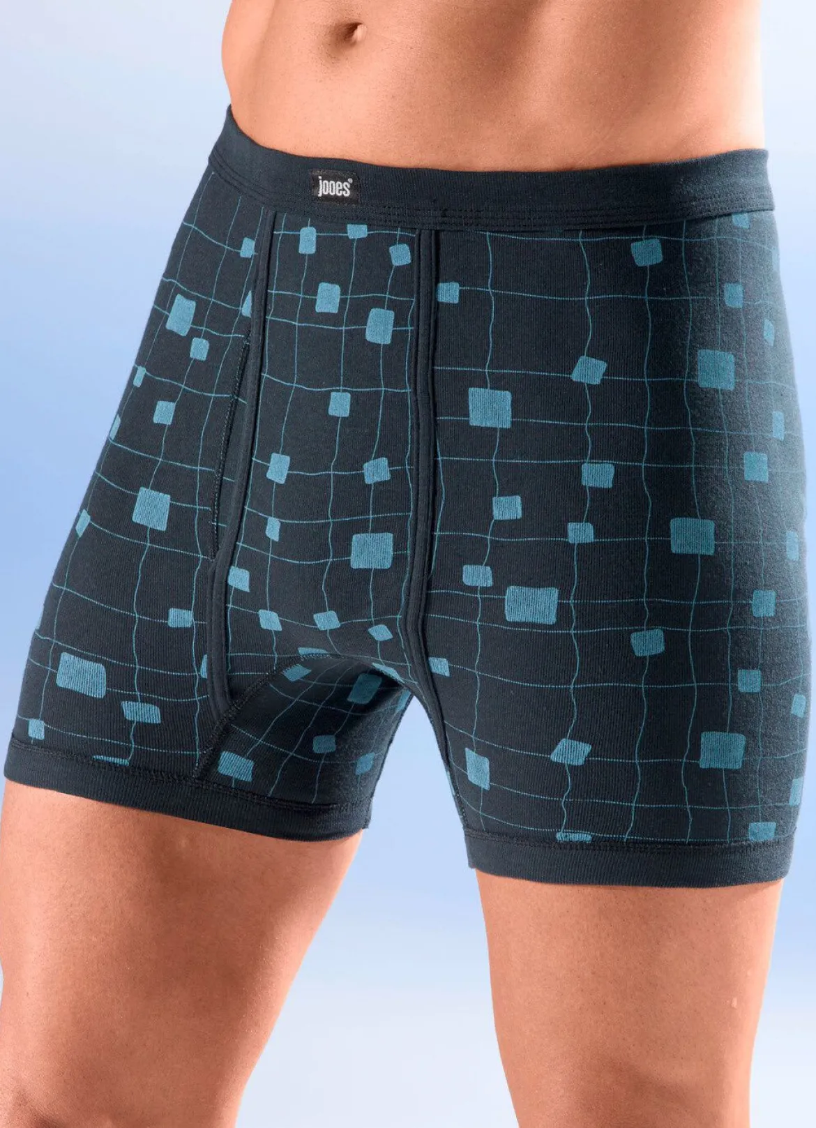 Viererpack Unterhosen mit Alloverdessin