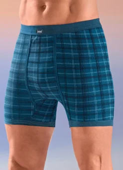 Viererpack Unterhosen mit Karodessin
