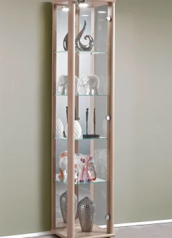 Vitrine, 1-türig, mit LED-Beleuchtung