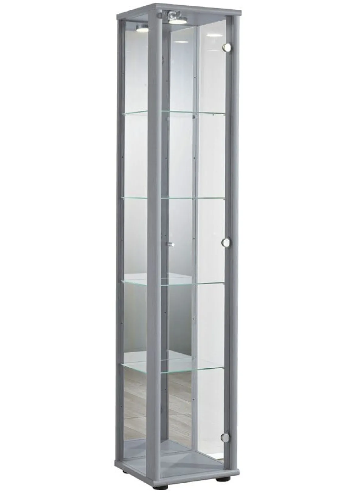 Vitrine, 1-türig, mit LED-Beleuchtung