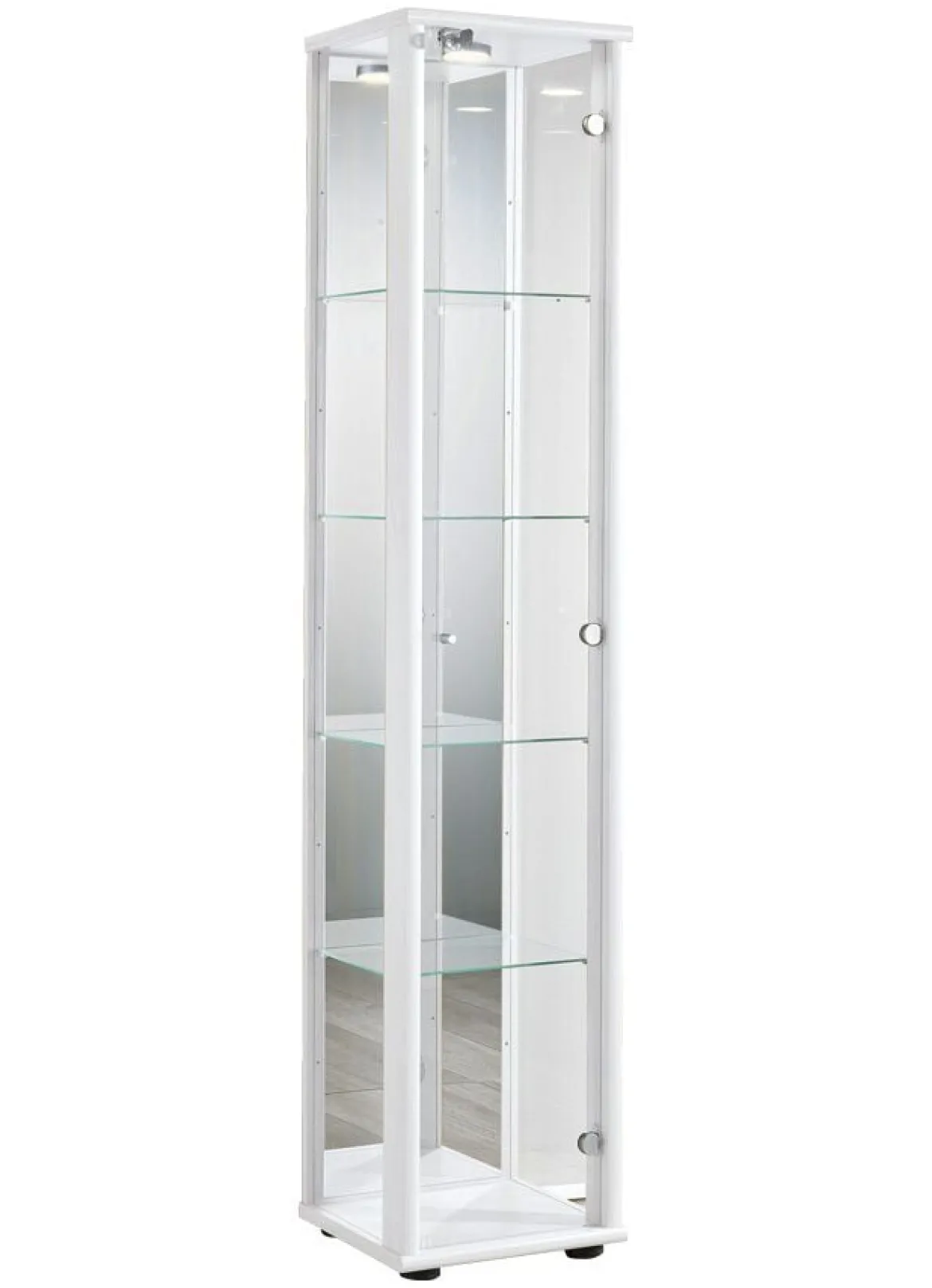 Vitrine, 1-türig, mit LED-Beleuchtung