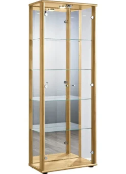 Vitrine, 2-türig, mit LED-Beleuchtung