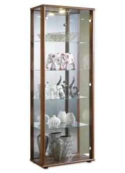 Vitrine, 2-türig, mit LED-Beleuchtung