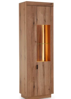 Vitrine, 2-türig, mit LED-Beleuchtung und Softclose