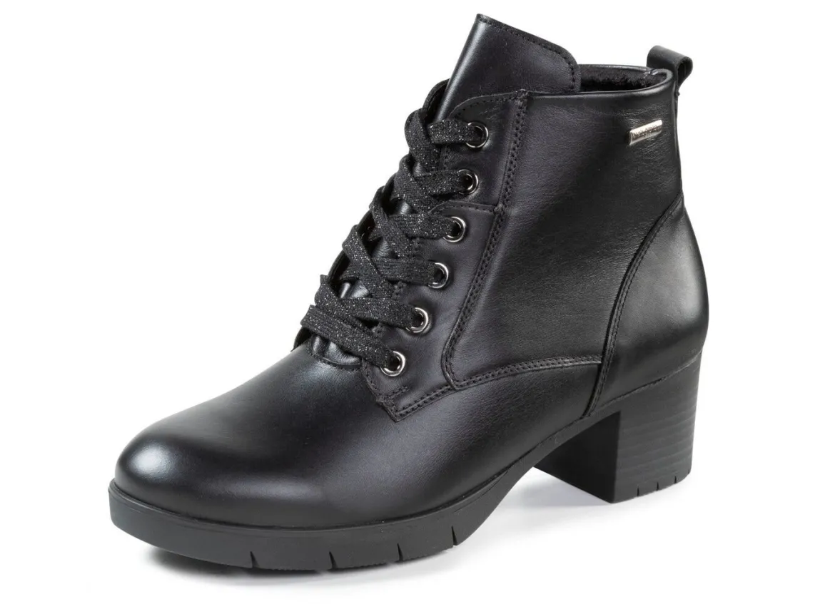 Waldläufer, atmungsaktive Damen-Stiefeletten, Weite H, mit herausnehmbarem Fußbett
