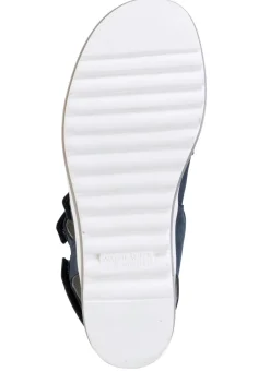 Waldläufer, bequeme Damen-Sandalen, Weite H, mit herausnehmbarem Fußbett