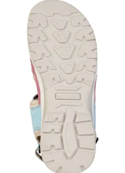 Waldläufer, bequeme Damen-Sandalen, Weite H, mit herausnehmbarem Fußbett