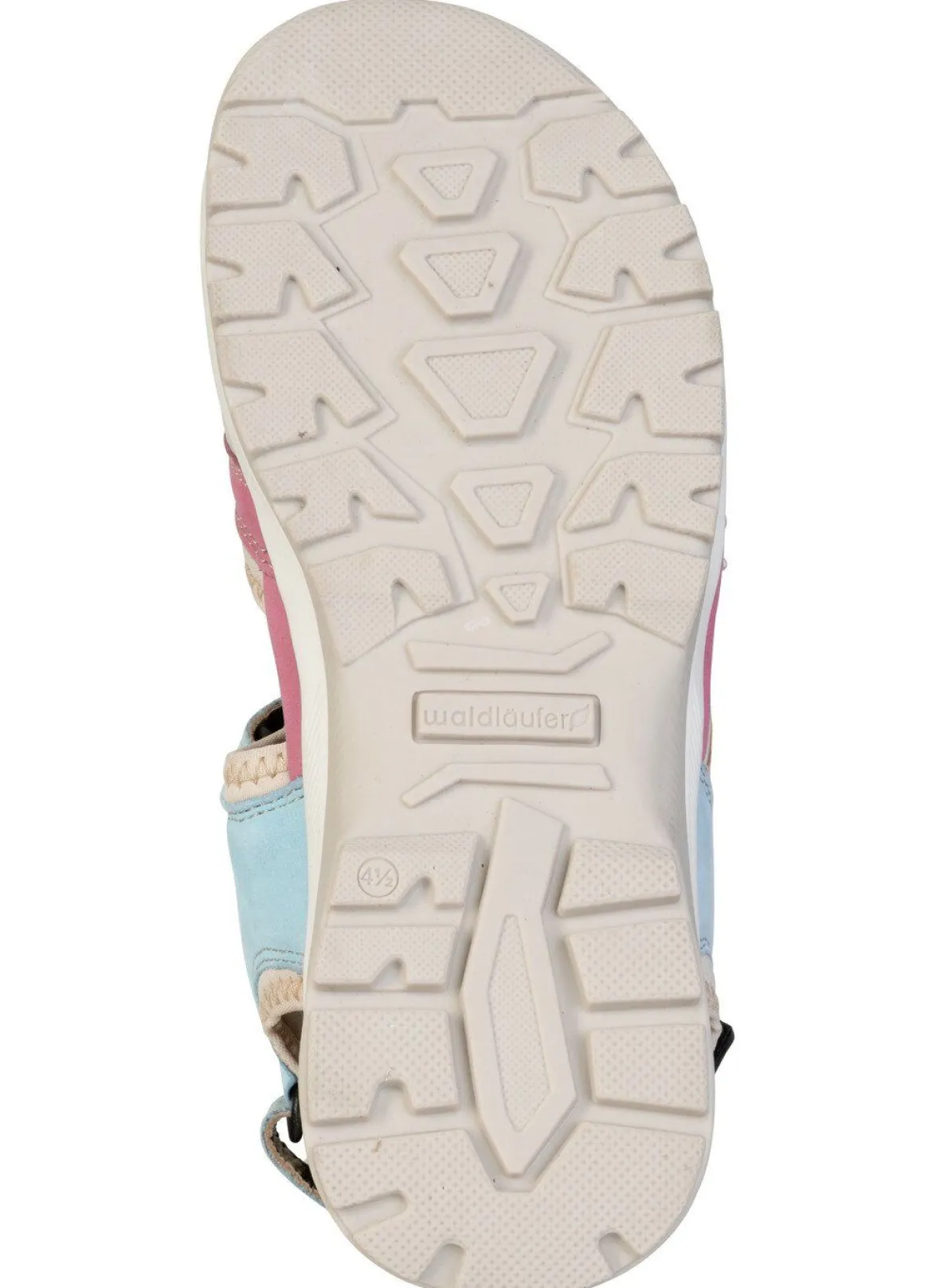 Waldläufer, bequeme Damen-Sandalen, Weite H, mit herausnehmbarem Fußbett