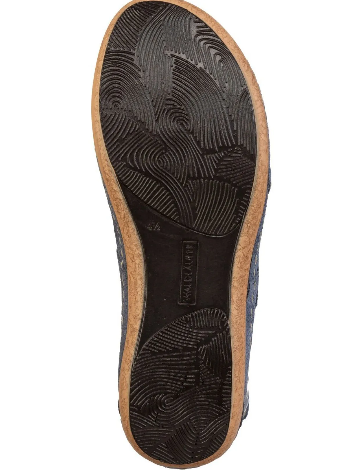 Waldläufer, bequeme Damen-Sandalen, Weite H, mit herausnehmbarem Fußbett