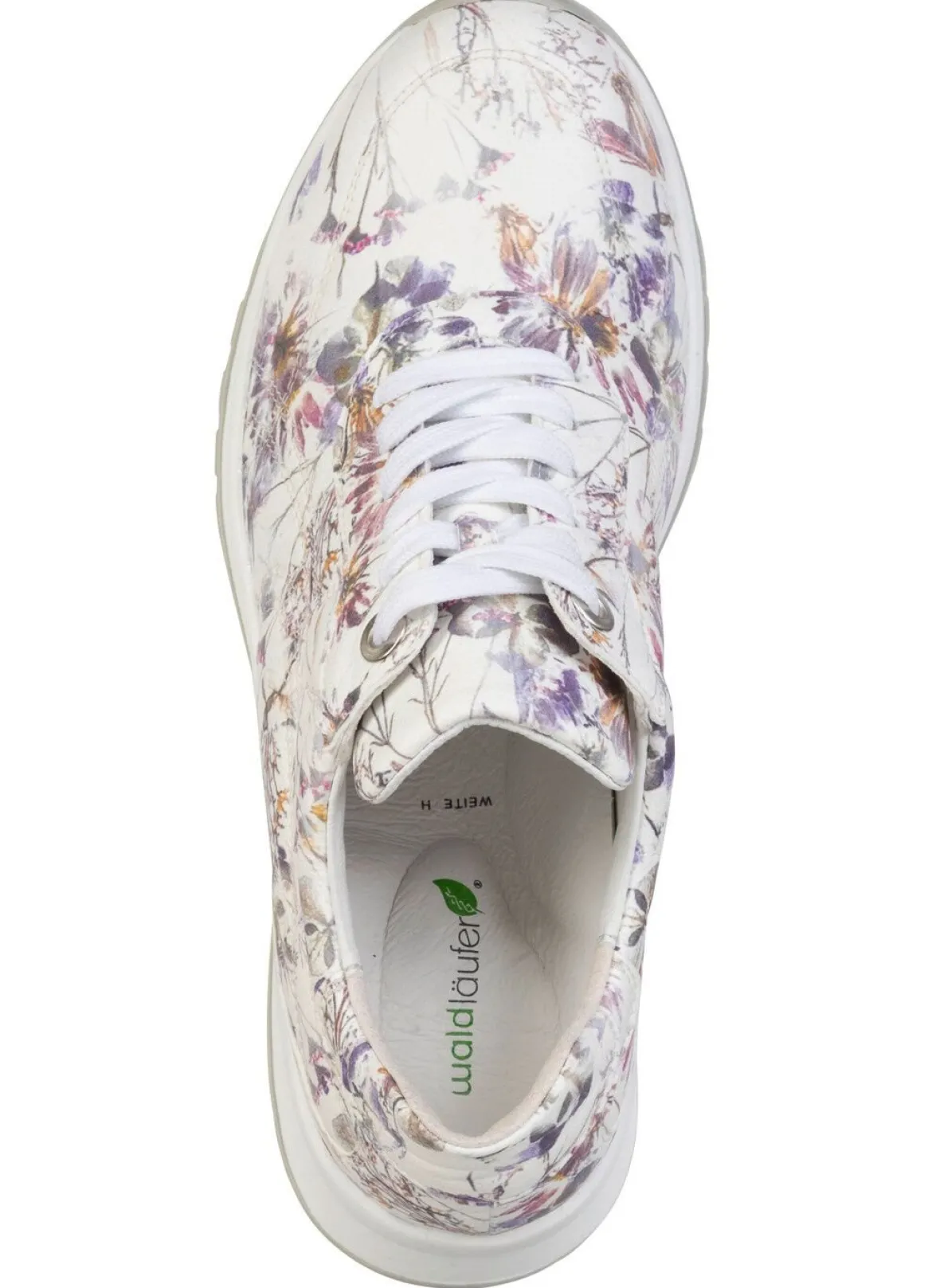 Waldläufer, bequeme Damen-Schnürschuhe, Weite H, mit herausnehmbarem Fußbett