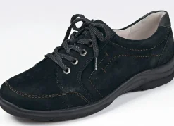 Waldläufer, bequeme Damen-Schnürschuhe, Weite H, mit herausnehmbarem Fußbett