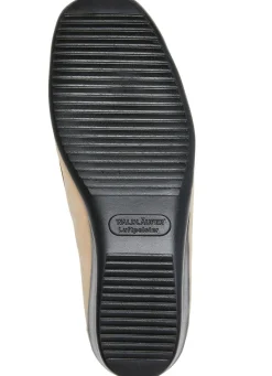 Waldläufer, bequeme Damen-Slipper, Weite H, mit herausnehmbarem Fußbett