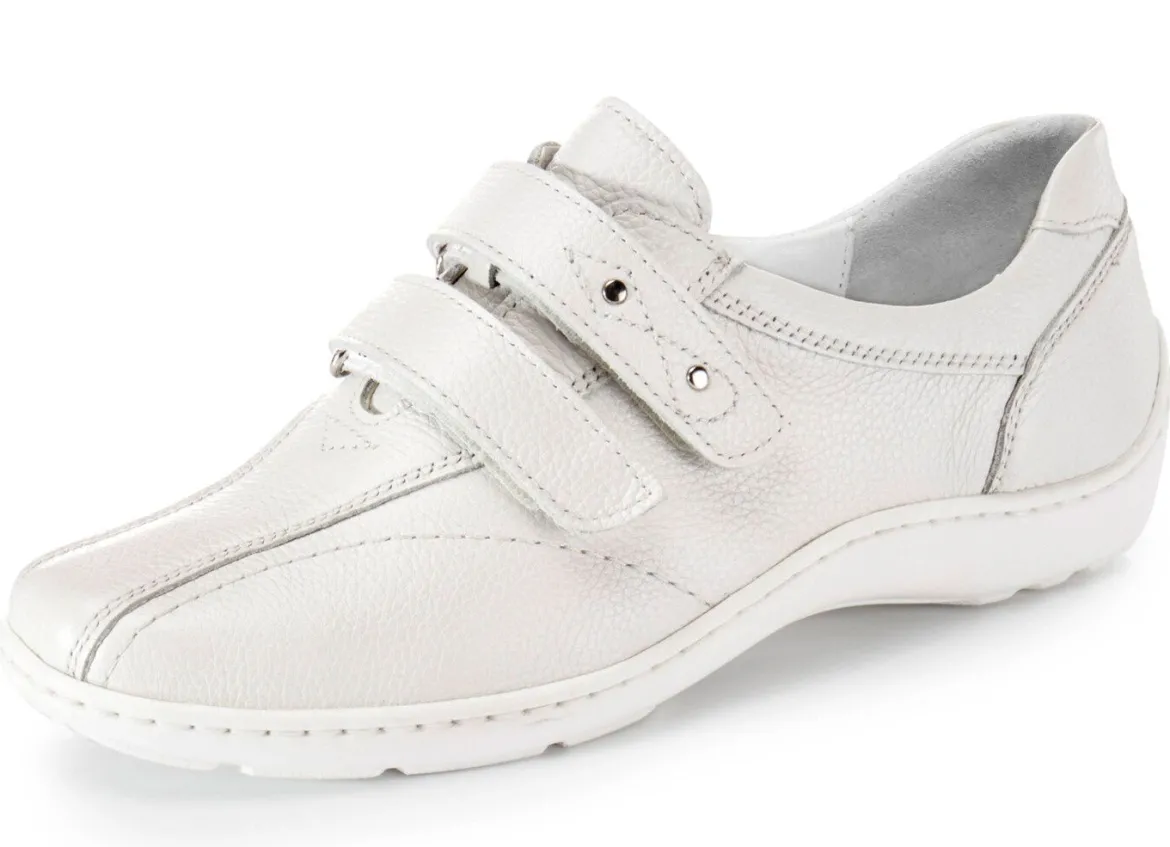 Waldläufer, bequeme Damen-Slipper, Weite H, mit herausnehmbarem Fußbett