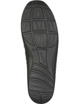 Waldläufer, bequeme Damen-Slipper, Weite H, mit herausnehmbarem Fußbett