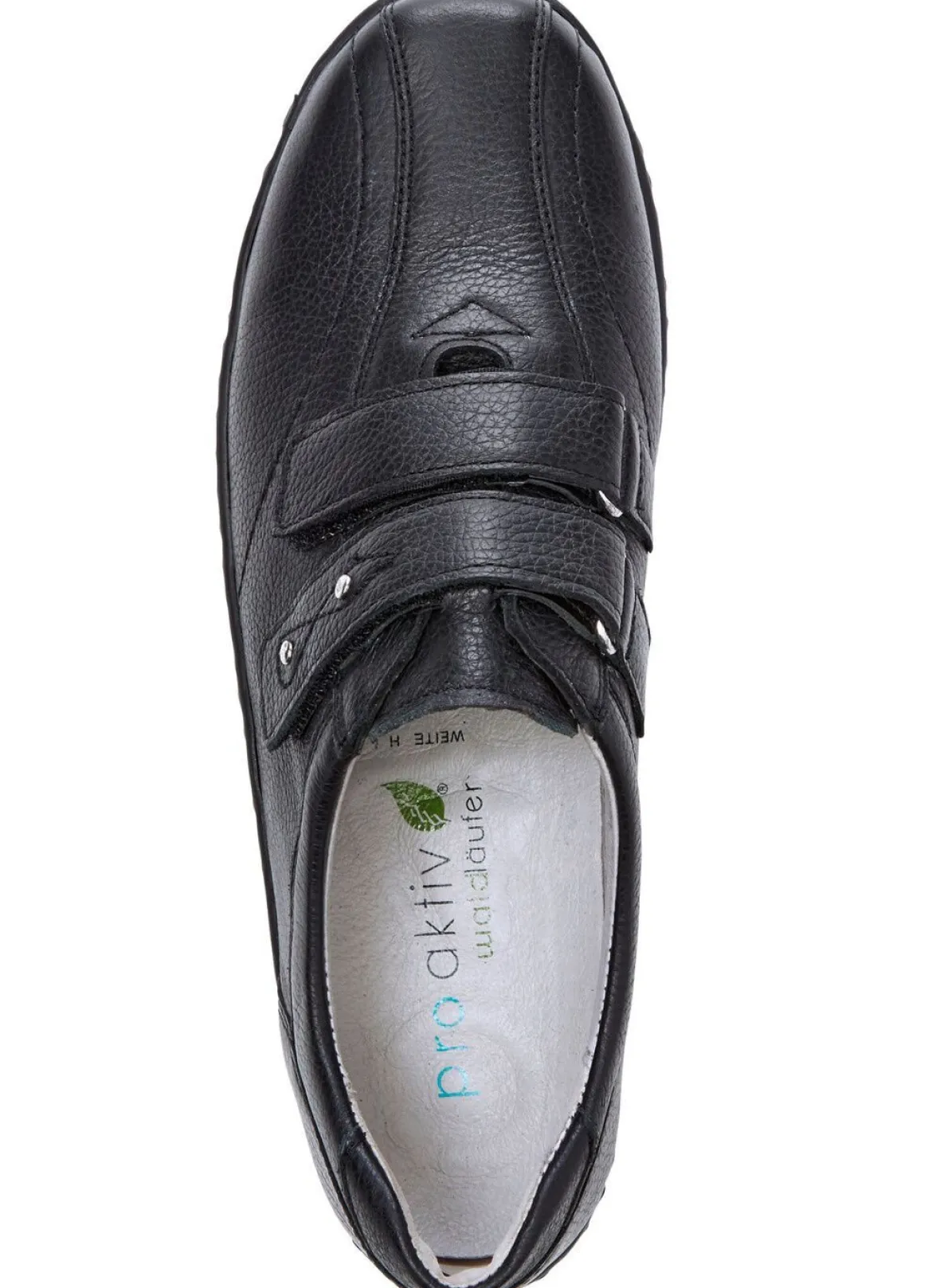 Waldläufer, bequeme Damen-Slipper, Weite H, mit herausnehmbarem Fußbett