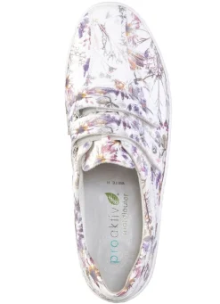 Waldläufer, bequeme Damen-Slipper, Weite H, mit herausnehmbarem Fußbett