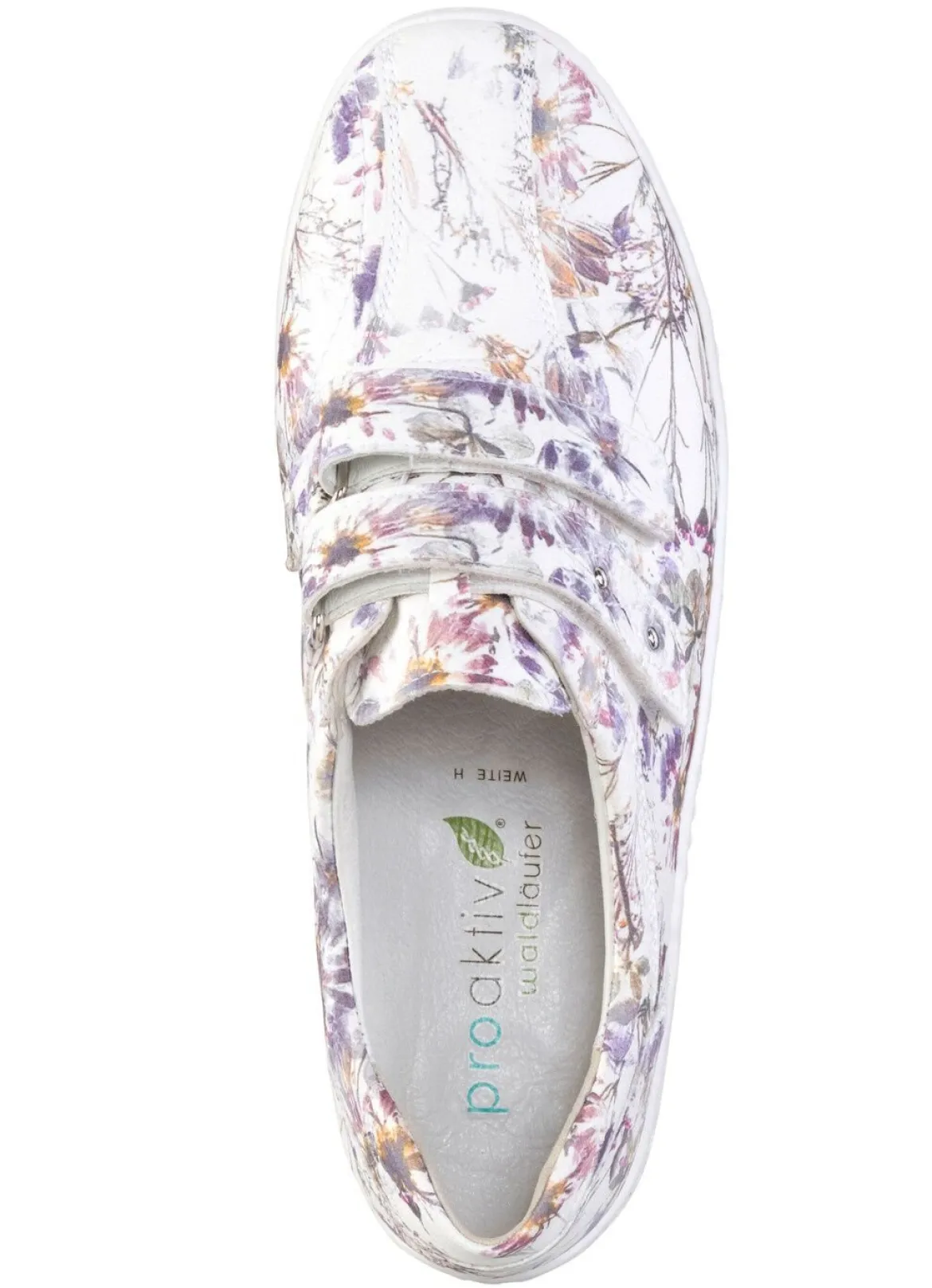 Waldläufer, bequeme Damen-Slipper, Weite H, mit herausnehmbarem Fußbett