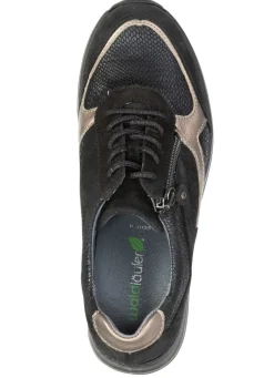 Waldläufer, bequeme Damen-Sneaker, Weite H, mit herausnehmbarem Fußbett