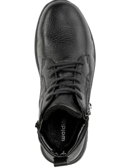 Waldläufer, bequeme Damen-Stiefeletten, Winterschuhe, Weite H, aus Hirschleder