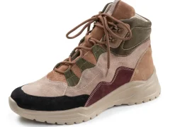 Waldläufer, bequeme Damen-Stiefeletten, Weite H, mit herausnehmbarem Fußbett